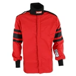 Racequip 111018RQP Series Driving Jacket Sfi 3.2A/1 Red/black Stripe 3XL. Fixed Price $116.95.
