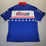 Racer Ink Summit Racing Equipment Pit Crew Polo Shirt Men's Size 2XL Blue Aer. Fixed Price $54.99.