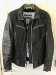 Icon 1000 Women's Fairlady Black Leather Riding Jacket Xl W/tags. Fixed Price $210.00.