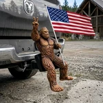 Patriotic Bigfoot Themed Trailer Hitch Cover Truck Suv Accessories Sasquatch. Fixed Price $41.99.