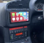 Bmw E36 Double Din Head Unit Bezel & Square Hvac Faceplate Combo Factory Look. Fixed Price $20.00.