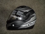 Cyber US-12 Amp Helmet Flat Black / Silver Xs Extra Small. Fixed Price $20.99.