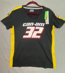 New Kappa Women's Black-dark Yellow Can-am 32 T-shirt Gofas Racing Size X-large. Fixed Price $24.99.