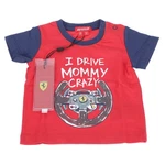 Genuine Ferrari Infant 3-6M Boy Drive Mommy Crazy Red And Blue Shirt 270058728. Fixed Price $36.89.
