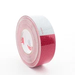 Peterson 465-1 150' X 2" Red Silver Reflective Conspicuity Tape Roll. Fixed Price $93.82.