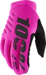 100-PERCENT Brisker Women's Gloves Neon Pink/black Xl. Fixed Price $39.95.