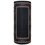 Zan Motley Tube Polyester Black & Orange Classic Bandana. Fixed Price $10.98.