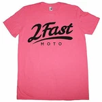 2FM Logo Short Sleeve Unisex Tee Shirt Hi-viz Pink/black Small 28-6000. Fixed Price $22.02.