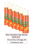 Pure Citrus Spray 4 Oz. Car Air Freshener, Orange (6-PACK) Free Shipping. Fixed Price $23.99.