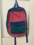 Vtg American Apparel Backpack Rare 90S Y2K Color Block. Fixed Price $50.00.