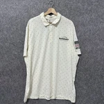 New Adidas Polo Shirt Summit Fire Protection 2023 Golf Usa Flag White Men 2XL. Fixed Price $17.99.