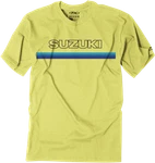 Factory Effex For Suzuki Throwback T-shirt 2XL Yellow 23-87408. Fixed Price $35.99.
