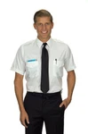 Van Heusen Short Sleeve Commander Pilot Uniform Shirts. Fixed Price $11.99.