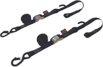Powertye 1/2IN. Cam-buckle With Safety Latch Hooks And Soft-tye Black/black.... Fixed Price $36.05.