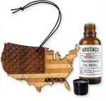 Reusable Wood Car Air Freshener, Cool Breeze Scent, Flag Design, Hanging .... Fixed Price $37.80.