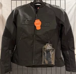 Icon 2813-1085 Women's OVERLORD3 Leather Jacket Large Black. Fixed Price $260.00.