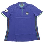 Genuine Porsche Martini Racing Ladie's Blue Polo Shirt WAP-921-00L-0L-MRH. Fixed Price $89.09.