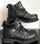 Harley Davidson D84496 Women's Size 8.5 Tracey Black Motorcycle Boots. Fixed Price $93.00.