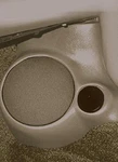 Q-logic Custom Kick Panel Speaker Mounts For Chevy, Pontiac, Cavalier, Sunfire. Fixed Price $239.99.