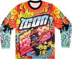 Icon Scatterbrain Jersey Black 3XL 2824-0115. Fixed Price $50.00.