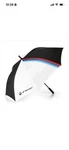 New Genuine Bmw Motorsport Umbrella White/black 48" Large 80232461135 Imported. Fixed Price $250.00.