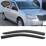 Fits 08-18 Grand Caravan 08-16 Town & Country Window Visors Rain Sun Guard Vent. Fixed Price $26.89.
