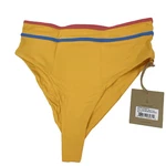 Stone Fox Swim Juniper Bikini Bottom Honeycomb Sunset Pink Colorblock Large. Fixed Price $22.48.