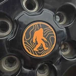 Sasquatch Center Caps For 21+ Bronco Wheels Bigfoot Topo. Fixed Price $49.99.