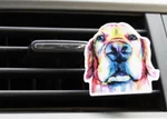 Golden Retriever Dog Neon Vent Clip Essential Oils Diffuser Mask Holder. Fixed Price $10.00.