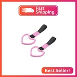 Fekey&jf 2PCS Tsurikawa Rings Heart-shaped Car Hand Strap, Rear Bumper Warning L. Fixed Price $11.27.