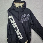 Ride Snowboard Jacket Lined Hooded Mens Sz Black. Fixed Price $55.98.