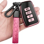 Sindeda For Lexus Fob Cover With Keychain Soft Full 4 Button, Pink. Fixed Price $24.99.
