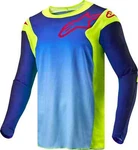 Alpinestars Racer Hoen Jersey Yellow Fluo/blue/night Navy Xl. Fixed Price $33.60.