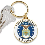 Eec, Inc. Air Force Logo Key Ring 1.5 Inches (diameter), White And Blue. Fixed Price $14.94.