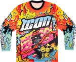 Icon Scatterbrain Jersey Black Medium 2824-0111. Fixed Price $50.00.