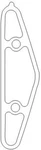 Kawasaki KLF300 11060-1228 Oil Line Cap Gasket. Fixed Price $15.95.