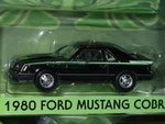 Greenlight 1980 Ford Mustang Cobra Foxbody Collectible Muscle Car -black, Mip. Fixed Price $12.95.