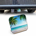 Palms Ocean Hitch Covers For Trucks Paradise Beach Sea Trees Trailer. Fixed Price $18.86.