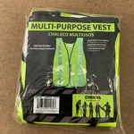 Cordova Adult One Size High Vis Lime Non Rated Multi-purpose Safety Vest Nwt. Fixed Price $8.39.