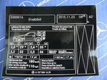 Mercedes Sticker "tire Pressure" Tank Hatch R107 560SL 500SL 450SL 380SL New!. Fixed Price $34.90.