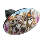 Pet Animals Selfie Dogs Cats Rabbit Oval Tow Trailer Hitch Cover Plug Insert. Fixed Price $8.99.