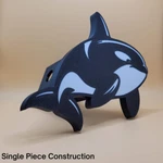 Orca, Killer Whale, Trailer Hitch Cover. Fits 2" Receivers. Custom Colors. Fixed Price $30.00.