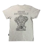 Indian Motorcycles T-shirt Short Sleeve Gray Engine Tee Logo Mens Size Small Nwt. Fixed Price $24.99.