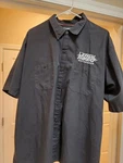 Lethal Threat Kustom Motorcycle Motorgear Button Down Collar Work Shirt 2XL. Fixed Price $35.00.