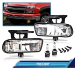 Fit For 99-02 Gmc Sierra 00-06 Yukon Clear Lens Bumper Fog Lights Driving Lamps. Fixed Price $24.99.