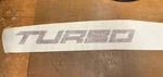 Polaris "turbo" Decal Front Rh Fender Top 7191791. Fixed Price $24.99.