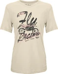 Fly Racing 356-4031L Women's Vintage Tee Bone Large. Fixed Price $31.81.