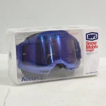 100% Percent The Accuri 2 Snow Mobile Extreme Goggle Blue W/ Mirror Lens. Fixed Price $60.07.