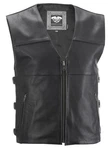 Highway 21 12 Gauge Leather Motorcycle Riding Vest. Fixed Price $117.99.
