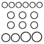Shapenty 4 Assorted Sizes 1.38 1.2 0.75 Inch, Black. Fixed Price $12.20.